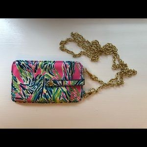 Lilly Pulitzer ID crossbody phone case